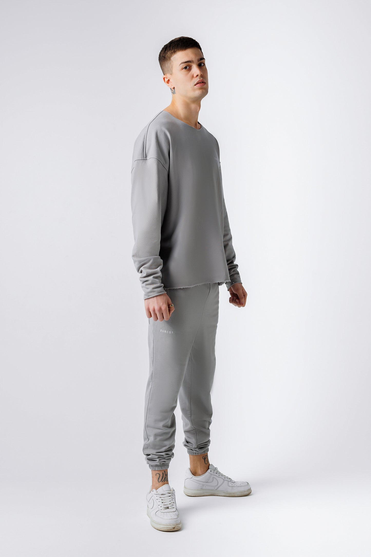 Men's Oversized Sweatshirt -GRAPHITE
