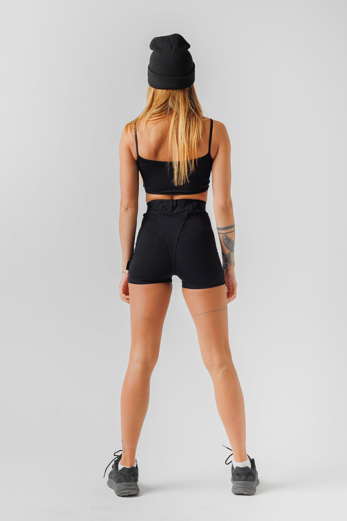 Set of Viscose (TOP+SHORTS)- BLACK