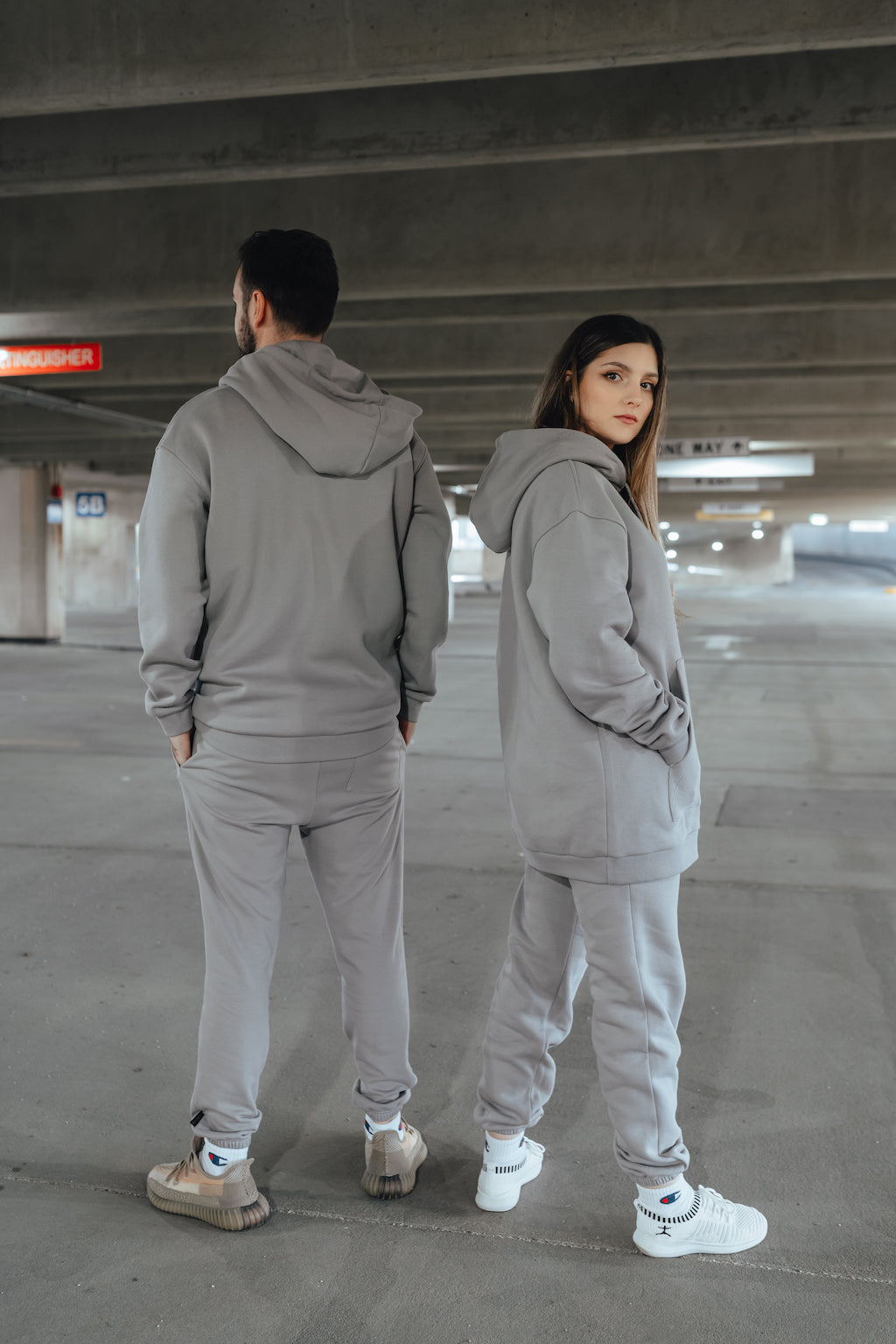 Unisex Oversized Hoodie -GRAPHITE