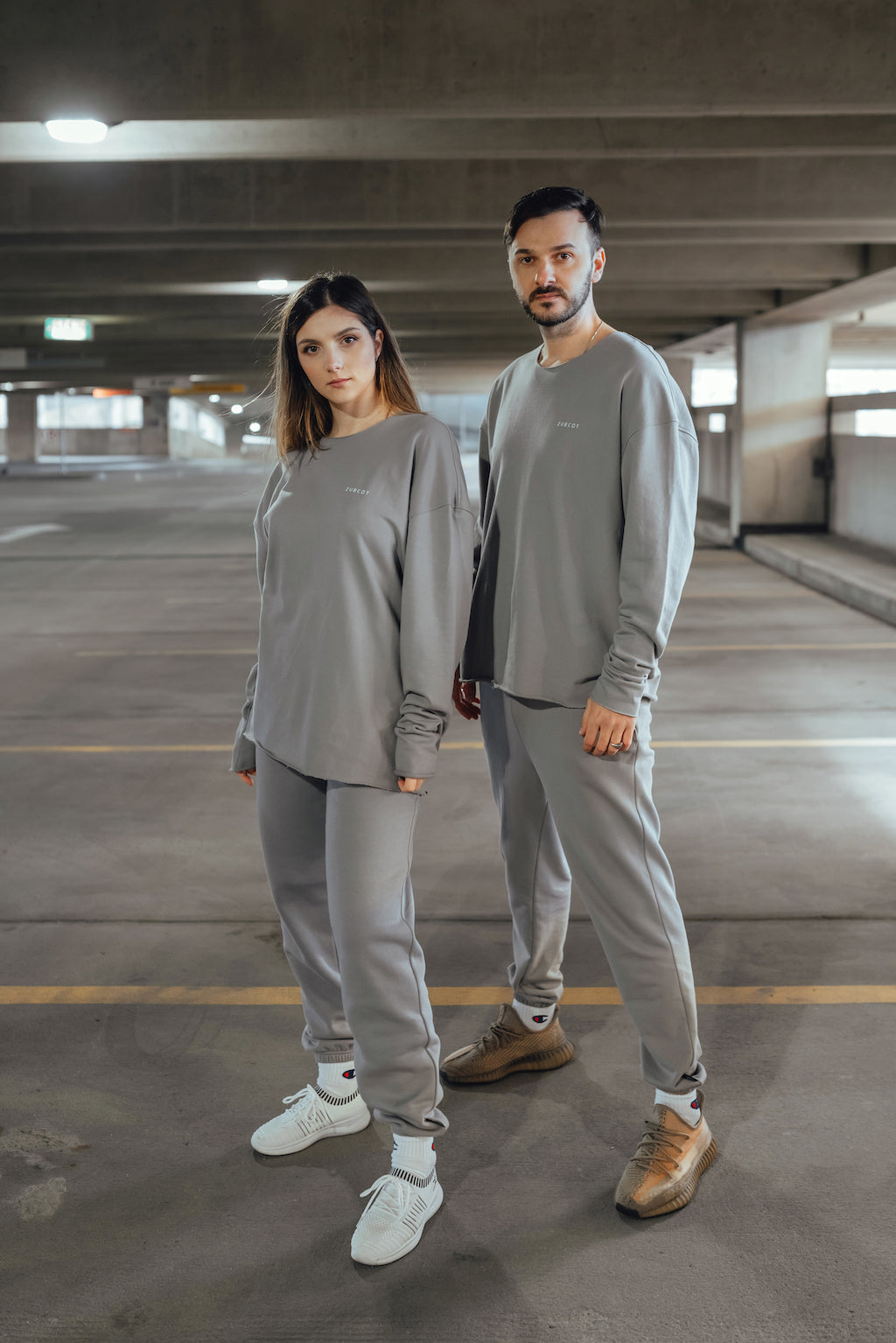 Men's Oversized Sweatshirt -GRAPHITE