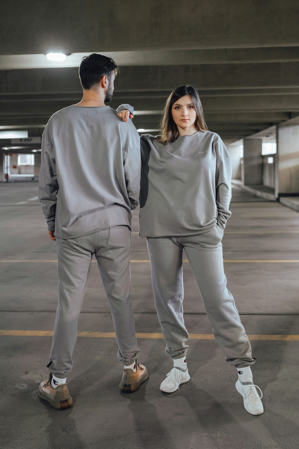 Men's Oversized Sweatshirt -GRAPHITE