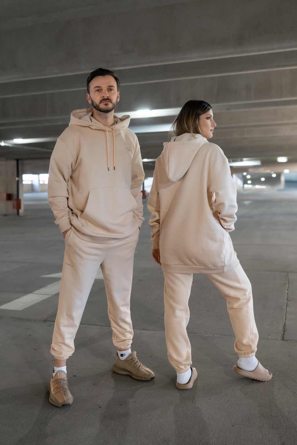 Unisex Oversized Hoodie - BEIGE