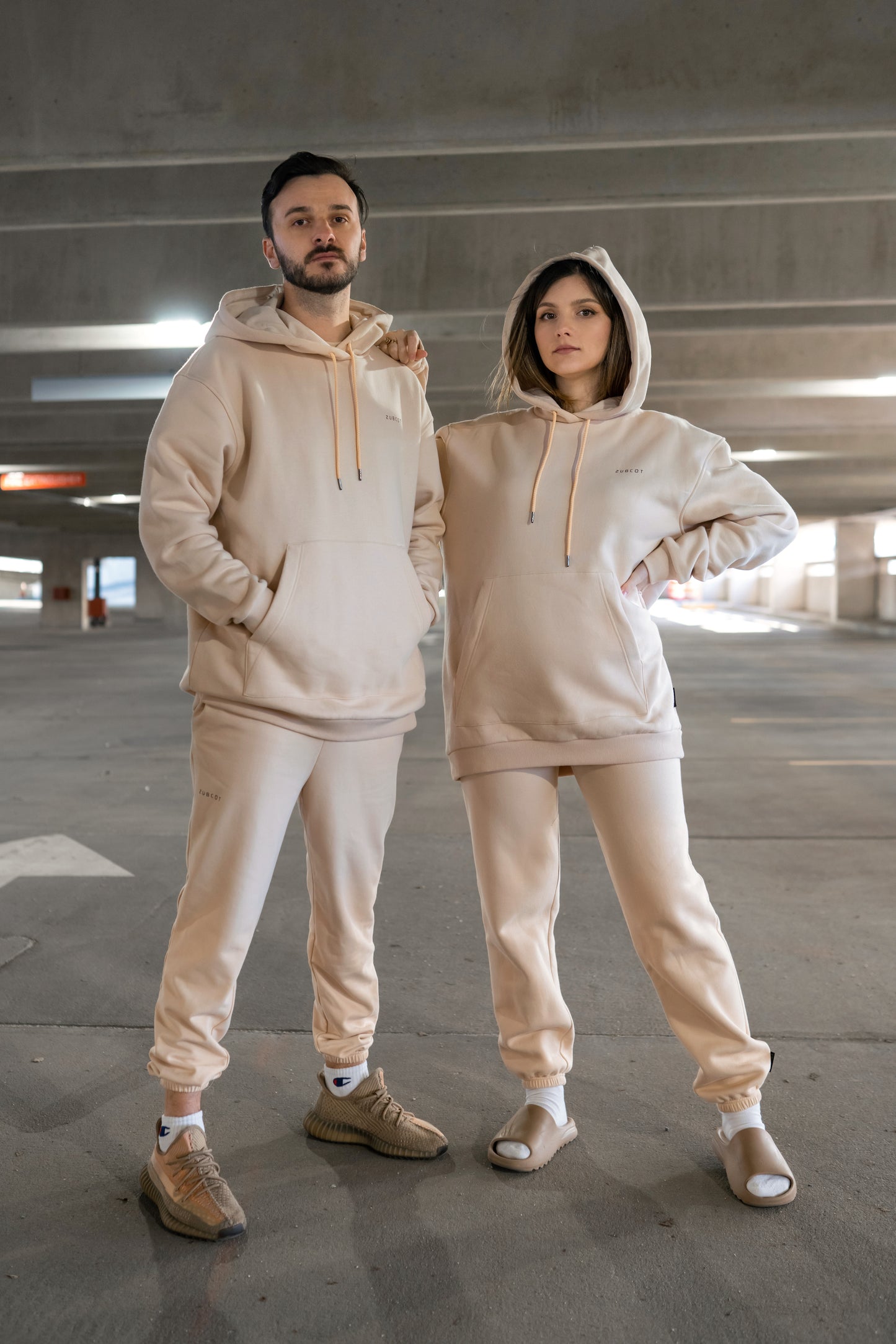 Unisex Oversized Hoodie - BEIGE