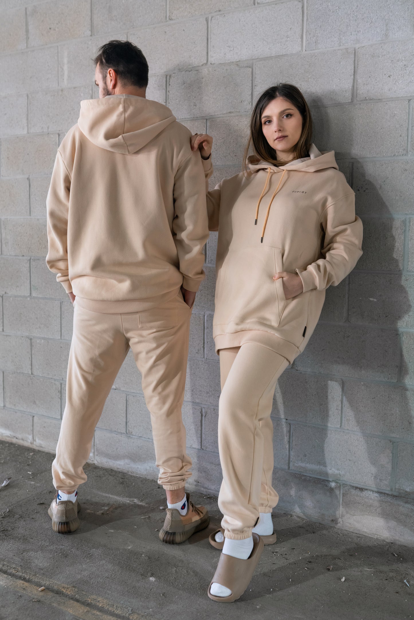 Unisex Oversized Hoodie - BEIGE
