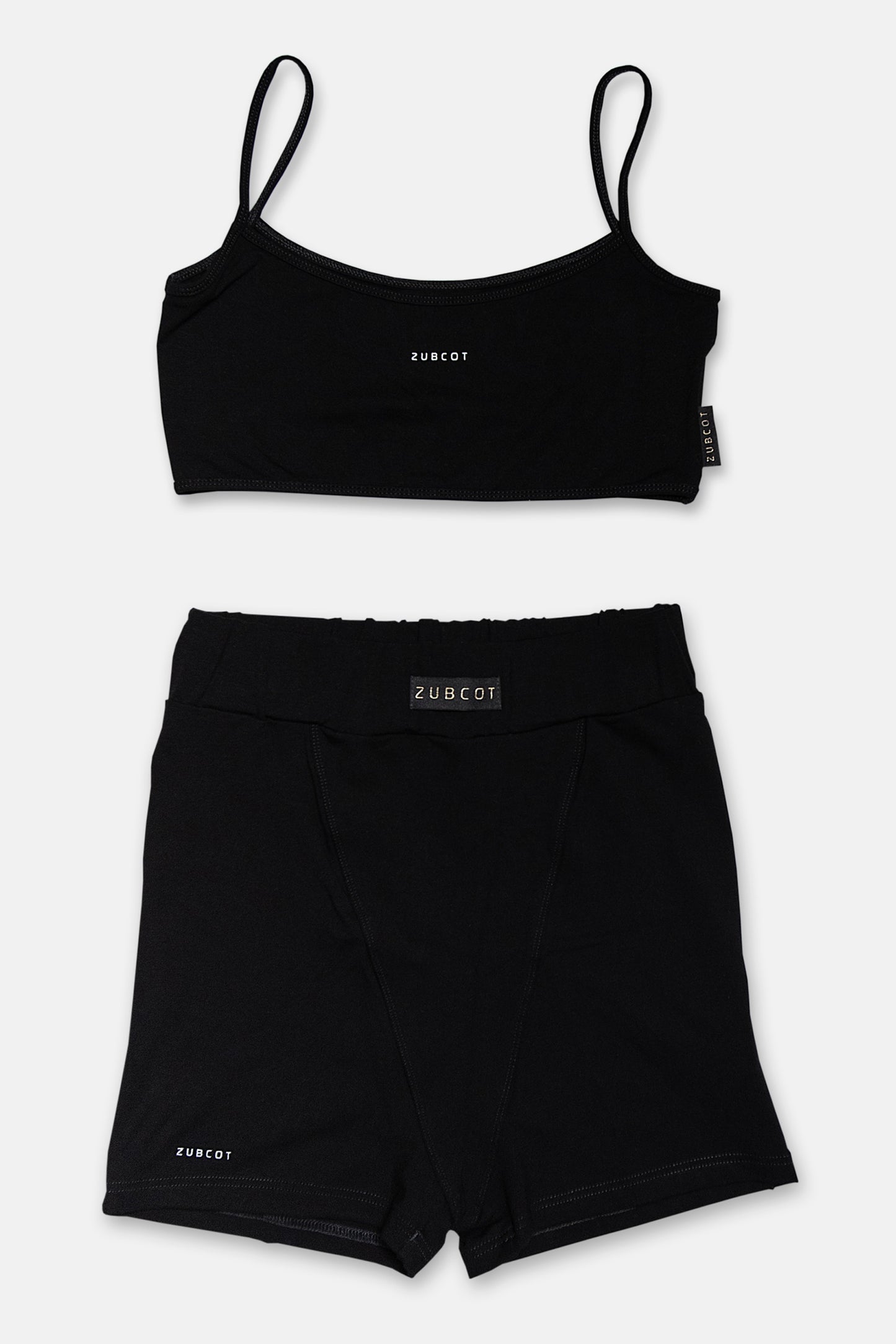 Set of Viscose (TOP+SHORTS)- BLACK