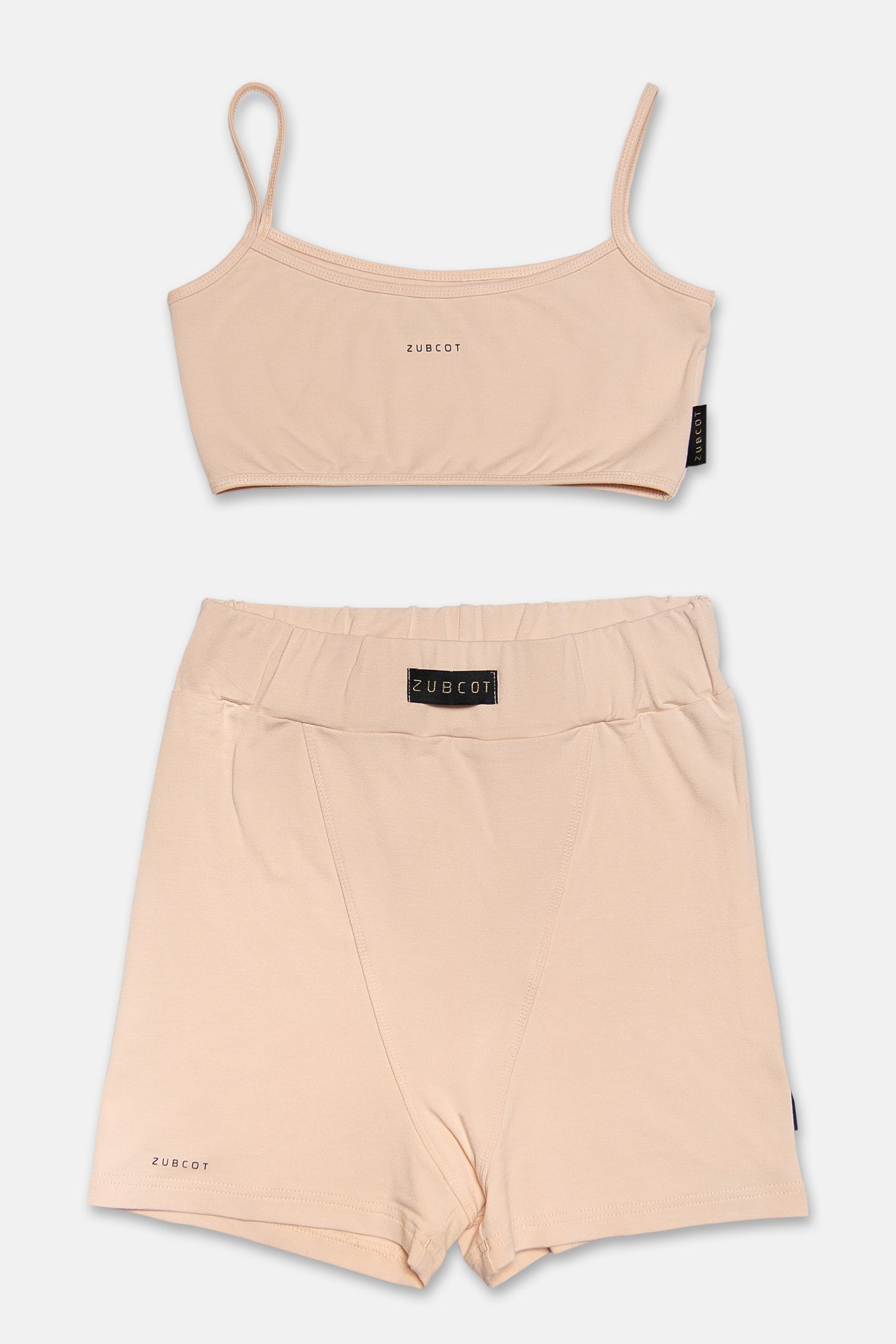 Set of Viscose (TOP+SHORTS)- BEIGE