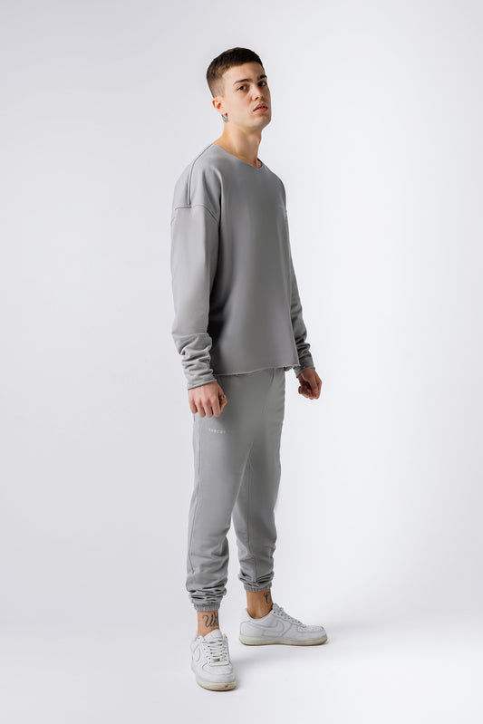 Men's Oversized Sweatshirt -GRAPHITE