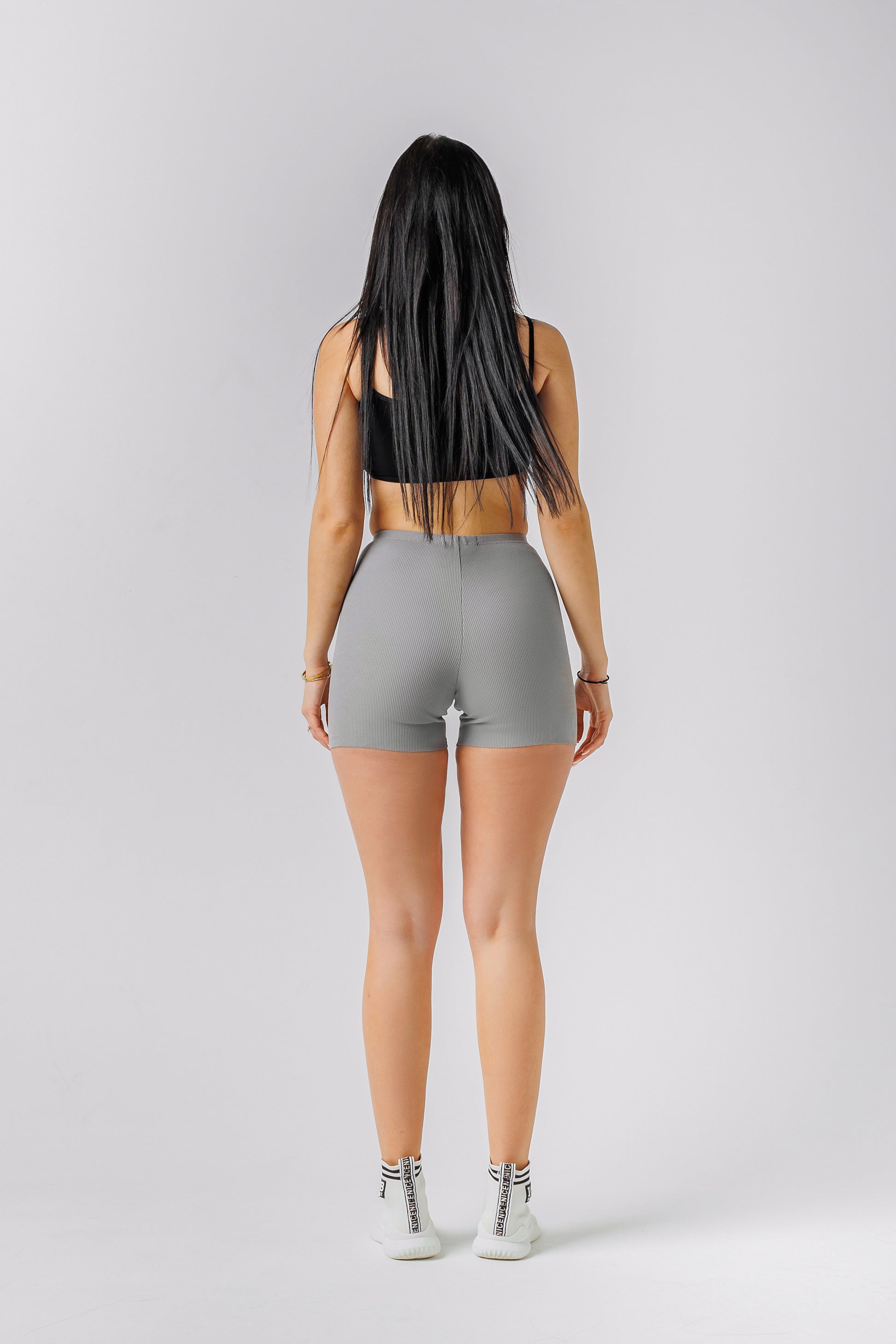 Kashkorse Women\'s ZUBCOT Shorts- GRAPHITE –