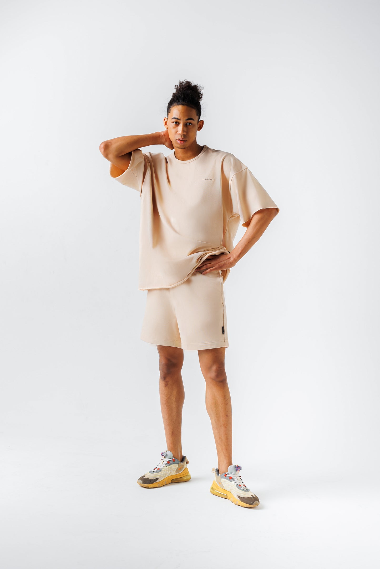 Unisex  Shorts -BEIGE