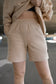 Unisex  Shorts -BEIGE